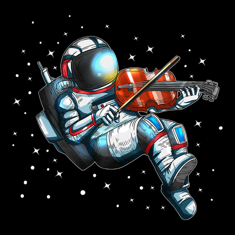 Astronaut Music Violin Player Cosmonaut Violin Ins Pocket T-shirt | Artistshot