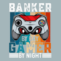 Banker By Day Gamer By Night Meme For Gamers Unisex Sherpa-lined Denim Jacket | Artistshot