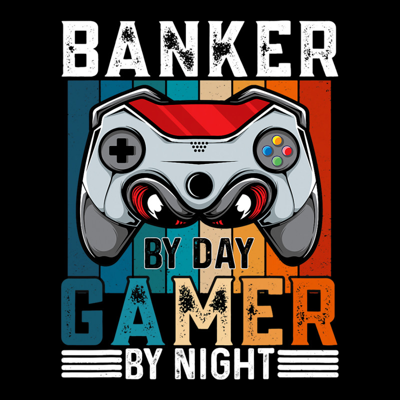 Banker By Day Gamer By Night Meme For Gamers Zipper Hoodie by GwendalyForsberg | Artistshot