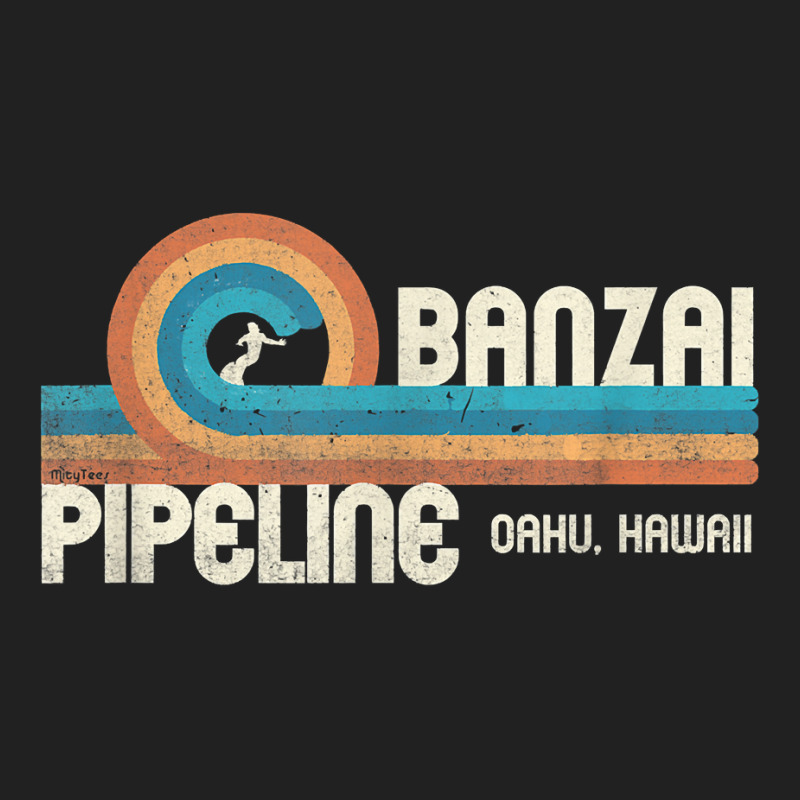 Banzai Pipeline   80's Graphic   North Shore Hawaii T Shirt Basic T-shirt | Artistshot