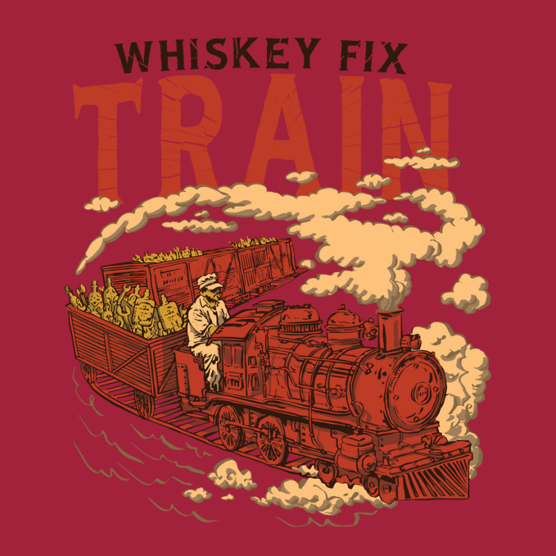 Whiskey Train Basic T-shirt by trustedart | Artistshot