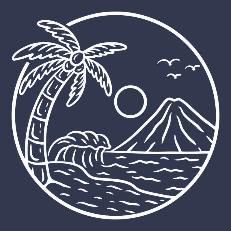 Beach View Mountain Vibes Basic T-shirt by Morspective | Artistshot