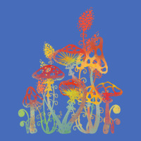 Mushrooms T  Shirtred Magic Forest Mushrooms And Fern T  Shirt Basic T-shirt | Artistshot