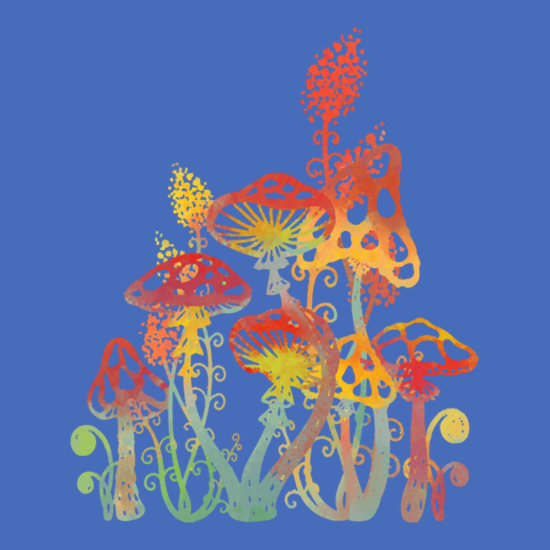 Mushrooms T  Shirtred Magic Forest Mushrooms And Fern T  Shirt Basic T-shirt by clement51593 | Artistshot