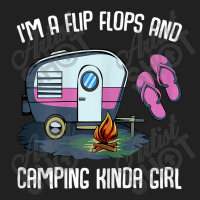 I M A Flip Flops And Camping Kinda Girl Basic T-shirt | Artistshot