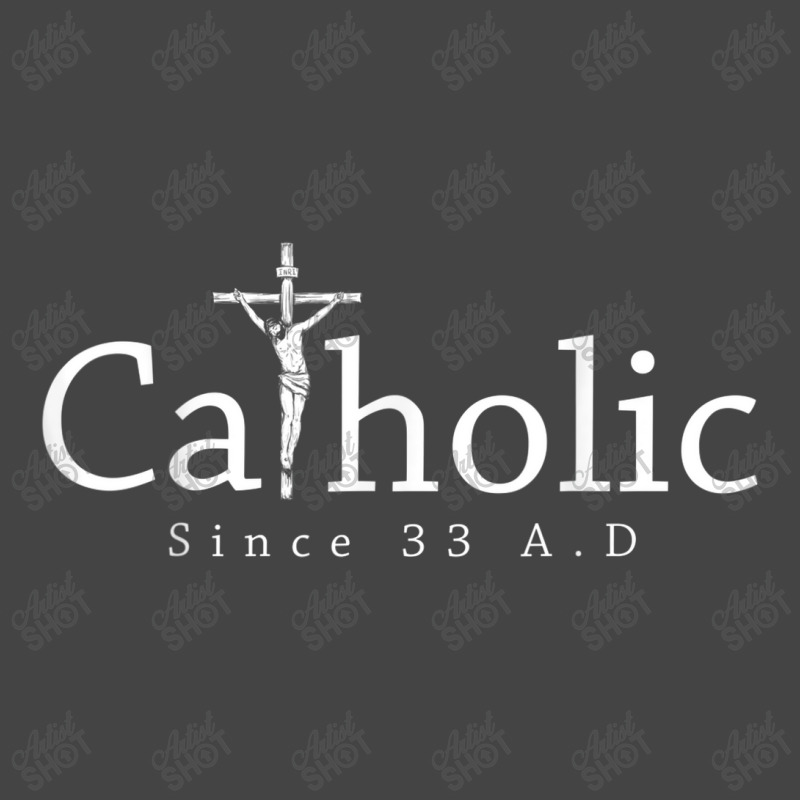 Catholic Since 33 Ad Crucifix Jesus Eucharist Christianity Basic T-shirt | Artistshot