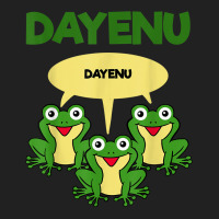 Three Frogs Dayenu   Funny Pesach Passover T Shirt Basic T-shirt | Artistshot