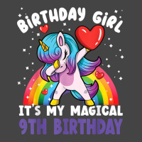 Birthday Girl It's My Magical 9th Birthday Bday Unicorn T Shirt Basic T-shirt | Artistshot