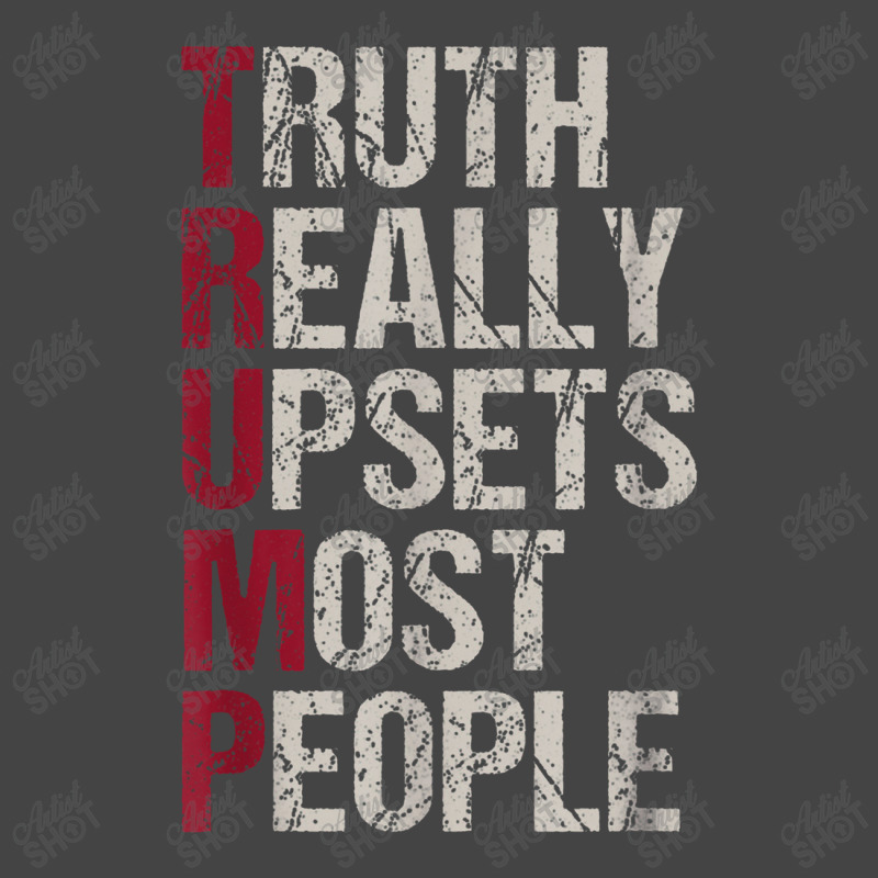 Trump Truth Really Upsets Most People Basic T-shirt | Artistshot