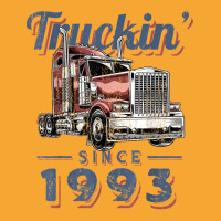 Truckin Since 1993 Trucker Big Rig Driver 29th Birthday T Shirt Basic T-shirt | Artistshot