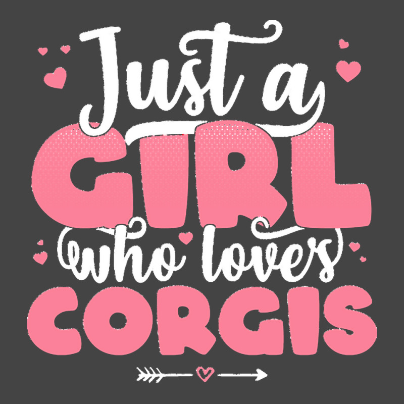 Just A Girl Who Love T  Shirt Just A Girl Who Loves Corgis   Cute Dog Basic T-shirt by victorycanola | Artistshot