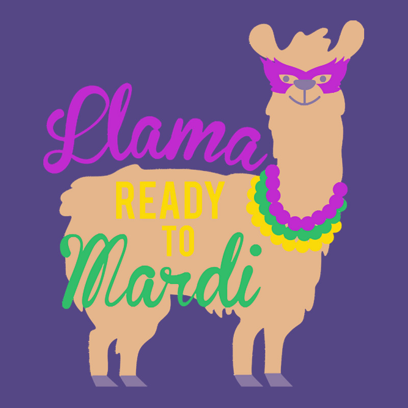 Mardi Gras T  Shirt Llama Ready To Mardi Gras Funny Llama Lover T  Shi Basic T-shirt | Artistshot