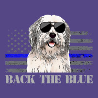 Old English Sheepdog Thin Blue Line American Flag Police Dog Premium Basic T-shirt | Artistshot