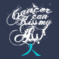 Ovarian Cancer T  Shirt Cancer Can Kiss My Ass! Ovarian ( Teal Ribbon) Basic T-shirt | Artistshot