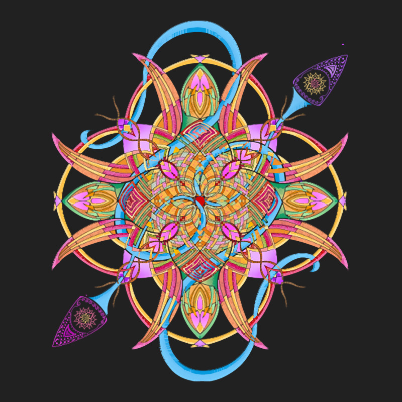 Mandala T  Shirt Tailed Mandala T  Shirt Basic Youth T-shirt | Artistshot