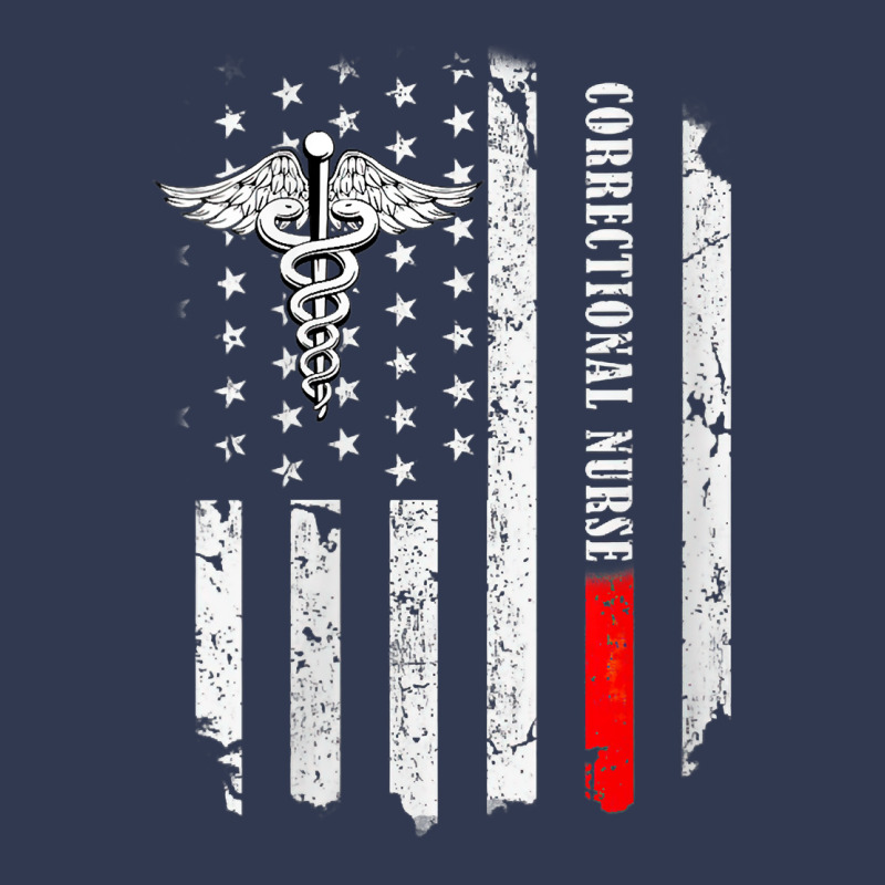 Womens Correctional Nurse American Flag Thin Line Nursing Men Women V Basic Youth T-shirt | Artistshot