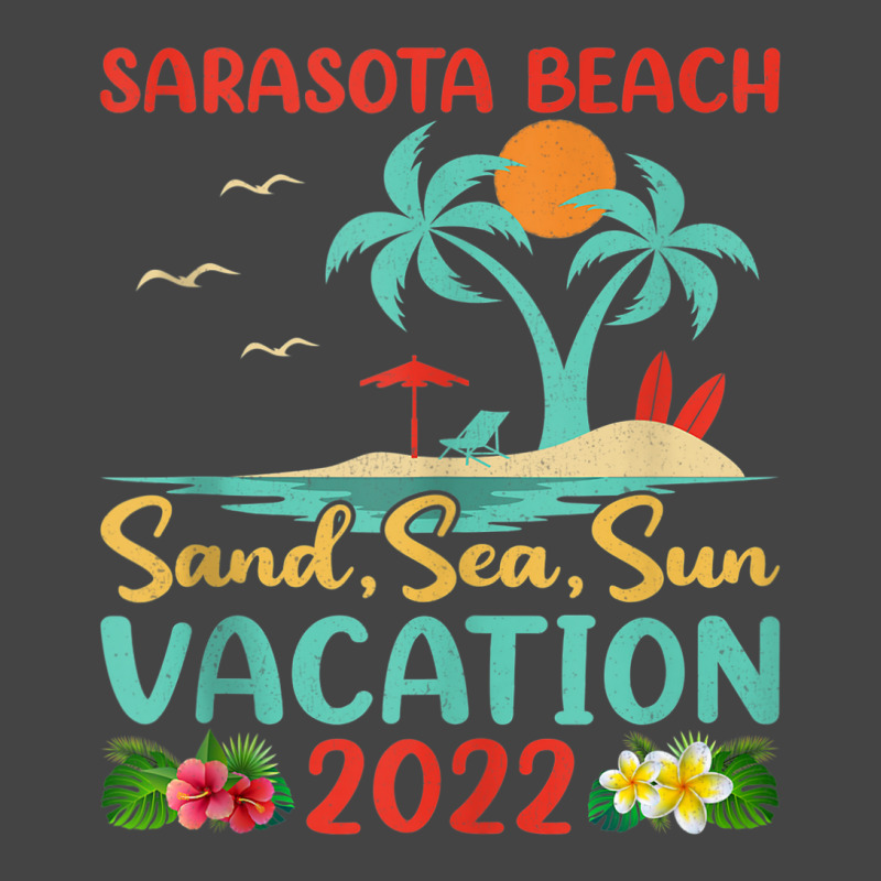 Beach Vacation 2022 Retro Sunset Florida Sarasota Beach Tank Top Basic Youth T-shirt by Tiktify | Artistshot