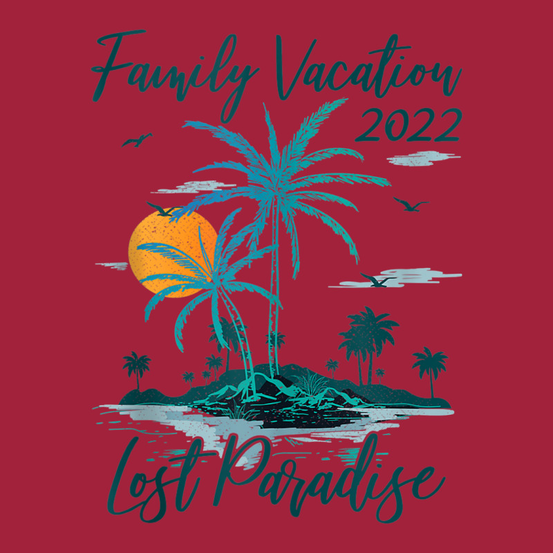 Family Vacation 2022 Retro Sunset Lost Paradise Beach Tank Top Basic Youth T-shirt by Tiktify | Artistshot