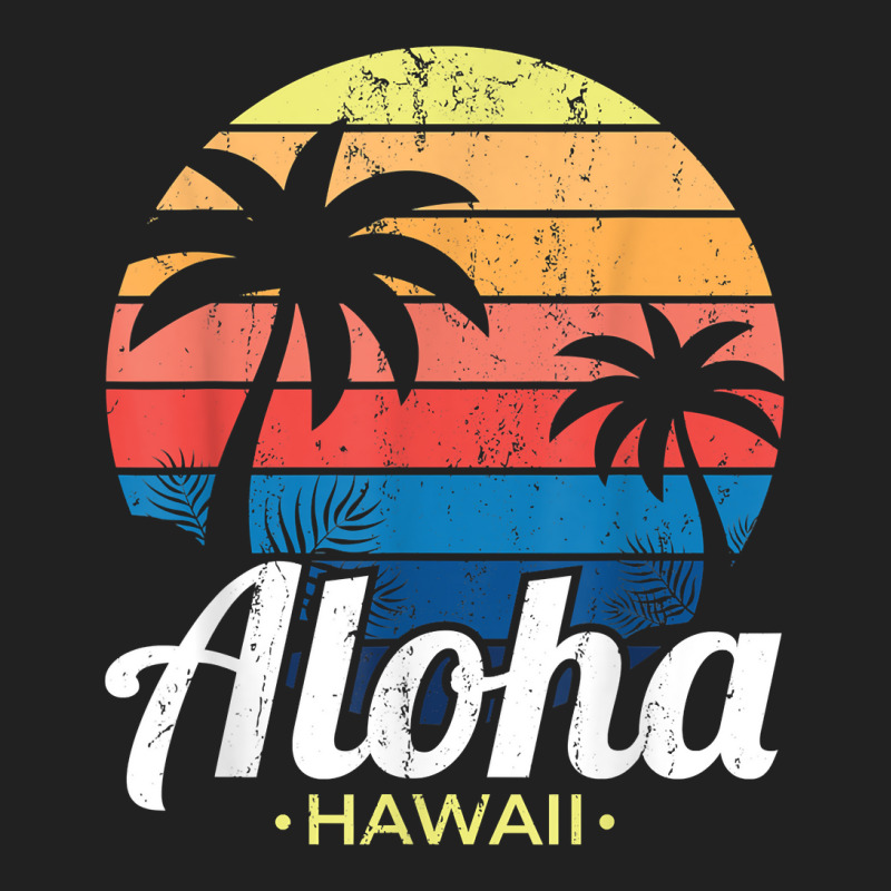 Hawaiian Summer Tropical Sunset Palm Trees Aloha Hawaii T Shirt Basic Youth T-shirt by nazhirgoodie | Artistshot