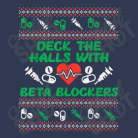 Deck Halls With Beta Blockers Funny Nurse Christmas Xmas Pjs Basic Youth T-shirt | Artistshot