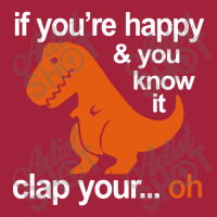 T-rex Clap Your Hands Basic Youth T-shirt | Artistshot