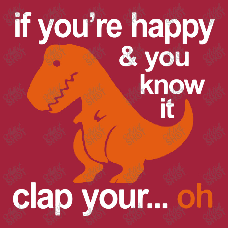 T-rex Clap Your Hands Basic Youth T-shirt | Artistshot