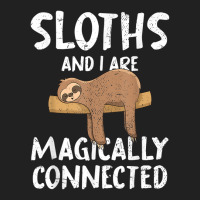 Sloths And I Are Magically Connected Tropical Animal Sloth Basic Youth T-shirt | Artistshot