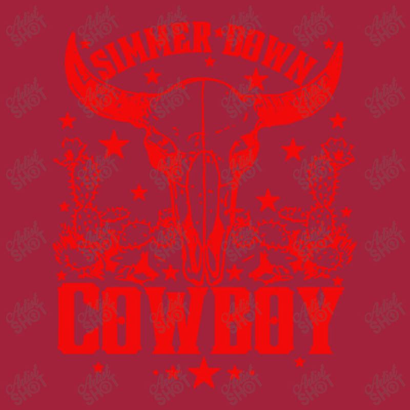 Simmer Down Cowboy Rodeo Basic Youth T-shirt | Artistshot