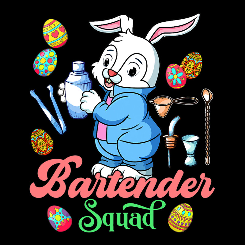 Bartender Squad Funny Bartender Easter Bunny Choco Adjustable Cap by MaritzaCoats | Artistshot