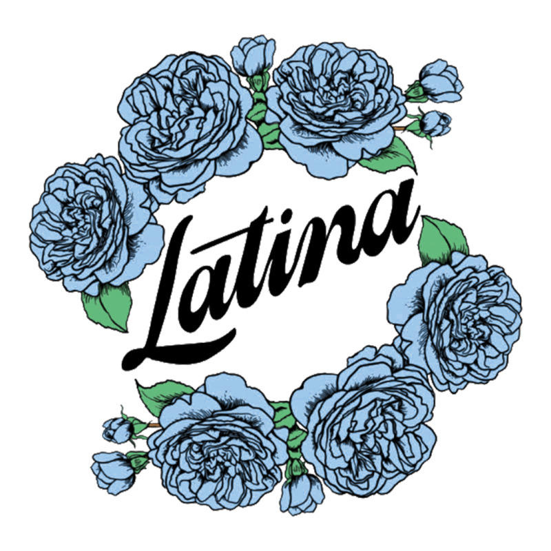 Latina Blue Rose For Light Raglan Crop Top by saterseim | Artistshot