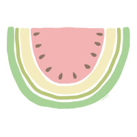 Watermelon T  Shirt Boho Watermelon Slice Minimal Scandinavian Art Des Raglan Crop Top | Artistshot