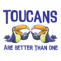 Toucans Are Better Than One  Funny Drinking Tropical Bird T Shirt Raglan Crop Top | Artistshot