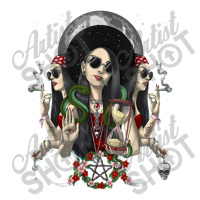 Hecate Triple Moon Goddess Pagan Witch Gothic Wiccan Occult Raglan Crop Top | Artistshot