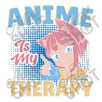 Anime Is My Therapy Raglan Crop Top | Artistshot