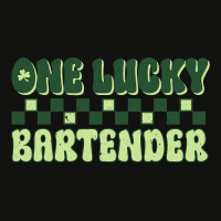 Bartender St Patricks Day Vintage One Lucky Barten Scorecard Crop Tee | Artistshot