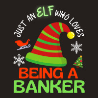 Banker Elf Christmas Party Matching Family Tank Top | Artistshot