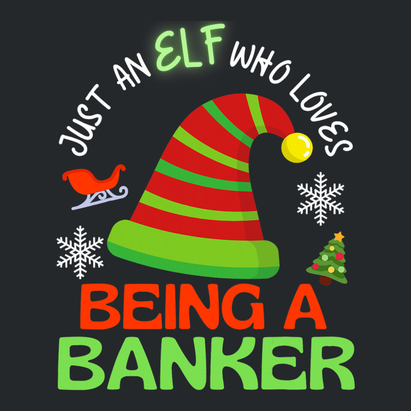 Banker Elf Christmas Party Matching Family Crewneck Sweatshirt by ChelsieRountree | Artistshot