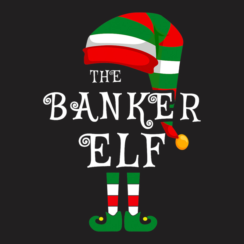 Banker Elf Family Christmas Matching Pajamas Group T-Shirt by MasynPaulin | Artistshot