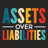 Assets Over Liabilities Tax Season Accounting Acco Ladies Fitted T-shirt | Artistshot