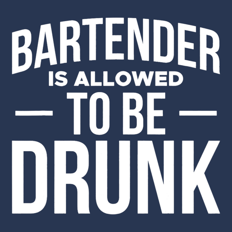 Bartender Is Allowed To Be Drunk Barkeeper Ladies Denim Jacket by DilynnRinker | Artistshot