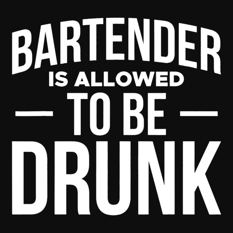 Bartender Is Allowed To Be Drunk Barkeeper Crop Top by DilynnRinker | Artistshot