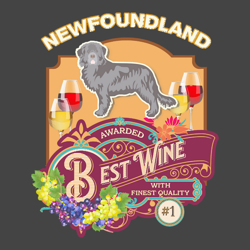 Newfoundland T  Shirt Newfoundland Best Wine   Dog Owner Wine Lover Gi Basic T-shirt | Artistshot