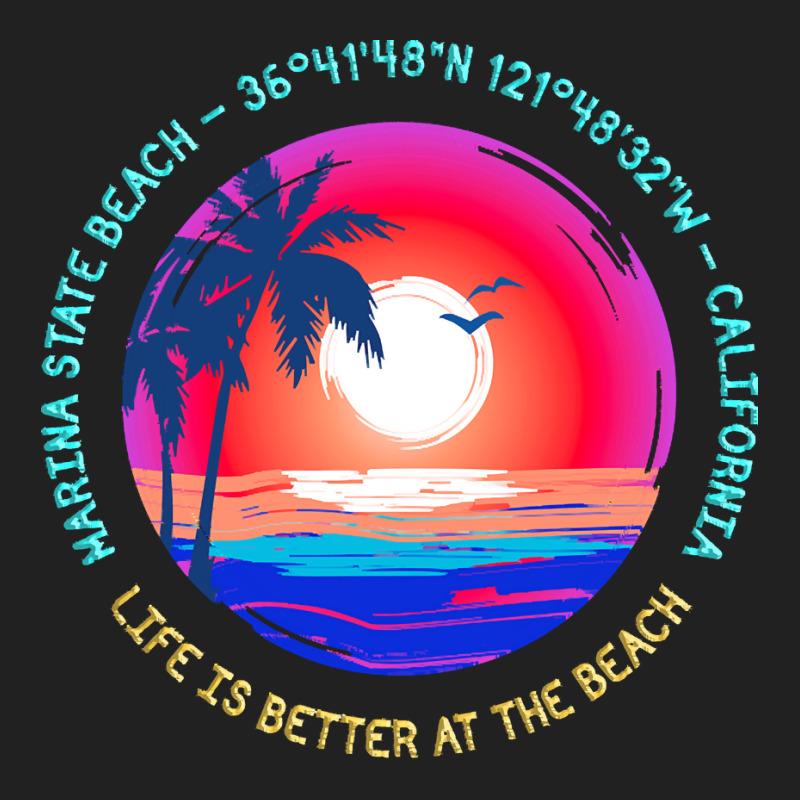 Marina State Beach T  Shirt Marina State Beach, California T  Shirt Basic T-shirt by schillerelroy788 | Artistshot