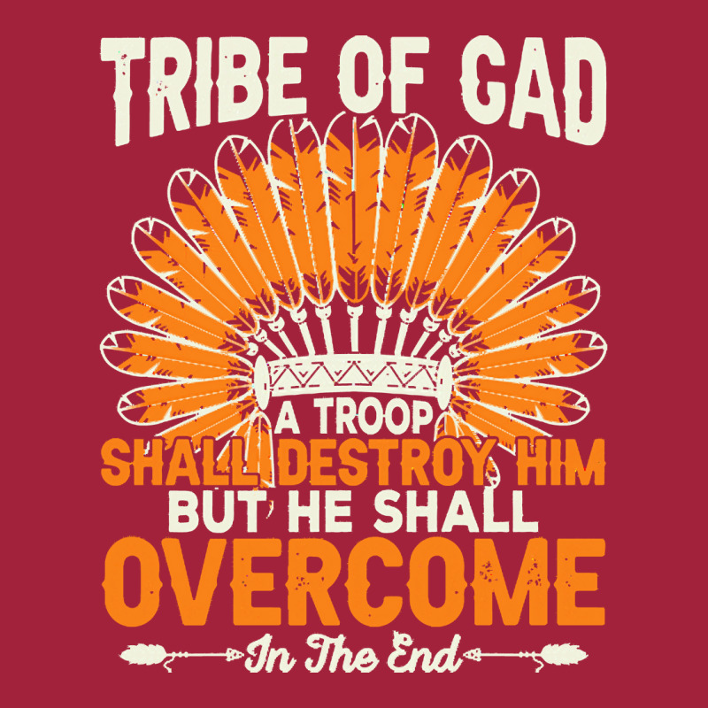 Native American Pride T  Shirt Tribe Of Gad A Troop Shall Destroy H Im Basic T-shirt | Artistshot