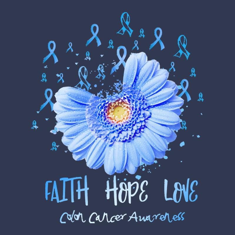 Colon Cancer Awareness T  Shirt Faith Hope Love Colon Cancer Awareness Basic T-shirt | Artistshot