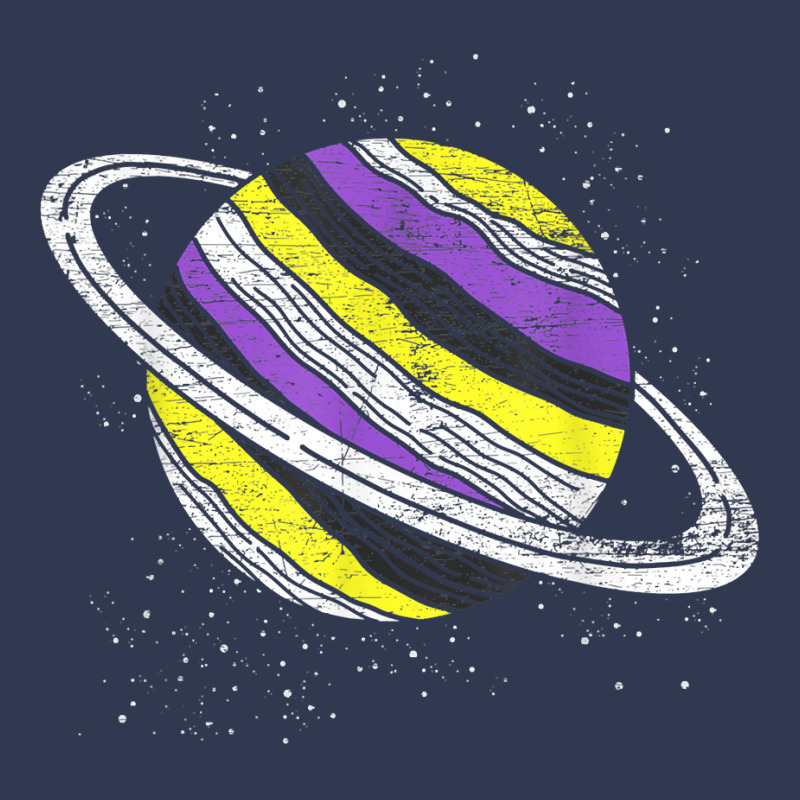 Nonbinary Flag Genderfluid Planet Agender Saturn Non Binary T Shirt Basic T-shirt by oluwafemimccullers | Artistshot