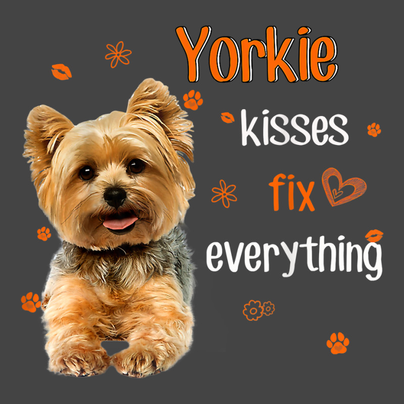 Yorkshire Terrier Kisses Fix Everything T Shirt Basic T-shirt by darelychilcoat1989 | Artistshot