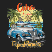 Cuba Havana Tropical Paradise Car Beach Summer Vocation Tee T Shirt Basic T-shirt | Artistshot