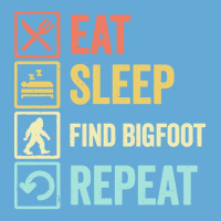 Find Bigfoot T  Shirt Funny Eat Sleep Find Bigfoot Repeat Retro Vintag Basic T-shirt | Artistshot