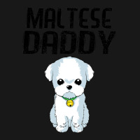 Maltese Daddy Dog Lover Maltese Puppy Christmas Gi Flannel Shirt | Artistshot